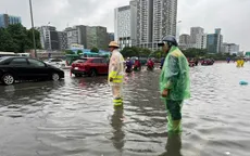 CSGT Hà Nội khuyến cáo người dân khi tham gia giao thông trong mưa bão