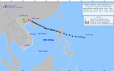 Bão số 11 đi vào Quảng Tây (Trung Quốc), ven biển Quảng Ninh - Hải Phòng có gió giật cấp 6 - 7