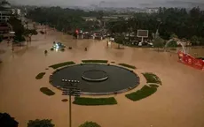 Lũ trên sông Cầu tại Thái Nguyên vượt đỉnh lịch sử hơn 1m, ngập lụt diện rộng 2 ngày tới
