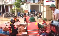 Hàng trăm tấn hàng cứu trợ tiếp tế cho người dân vùng lũ Lạng Sơn