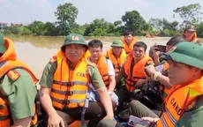 Công an Hà Nội chủ động ứng phó, bảo đảm an toàn cho người dân vùng lũ