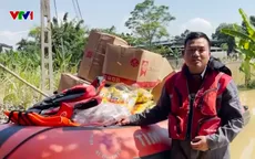 Đội cứu hộ, cứu nạn 0 đồng bám trụ cùng bà con vùng ngập Thái Nguyên