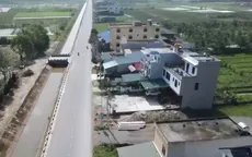 Nhiều hộ dân bị nứt nhà do thi công tỉnh lộ