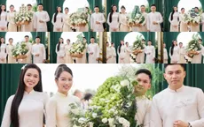 Lễ nạp tài của Hoa hậu Đỗ Thị Hà gây bão, dàn bê tráp  có cả Hoa hậu Quốc tế góp mặt