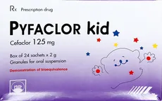 Thu hồi toàn bộ các lô thuốc Cốm pha hỗn dịch uống Pyfaclor Kid