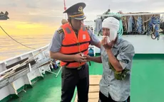 Kiểm ngư kịp thời cứu sống ngư dân gặp tai nạn lao động trên biển