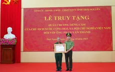 Truy tặng Huân chương Dũng cảm cho người hùng Phan Văn Thành hy sinh khi cứu 3 cháu nhỏ đuối nước