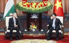 Chủ tịch nước Lương Cường tiếp Chủ tịch Quốc hội Hungary