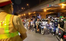 Hà Nội: Nữ tài xế bị phạt nồng độ cồn sau buổi tiệc 20/10