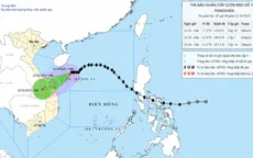Bão số 12 cách TP Đà Nẵng khoảng 310 km, vùng gần tâm bão sóng biển cao 5-7m