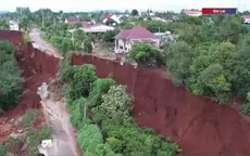 Khẩn trương khắc phục sạt lở đường vào trạm biến áp Ia Ly