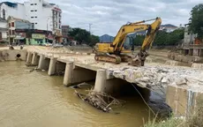 Cao Bằng tháo dỡ cây cầu không đảm bảo an toàn thoát lũ