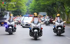 CSGT Hà Nội sẵn sàng phương án bảo đảm an toàn Lễ mở ký Công ước Hà Nội