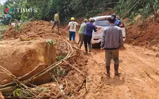 Lâm Đồng: Đèo Gia Bắc lại tiếp tục sạt lở, sụt lún nghiêm trọng