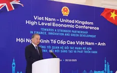 Tổng Bí thư Tô Lâm phát biểu tại Hội nghị Kinh tế cấp cao Việt Nam - Anh
