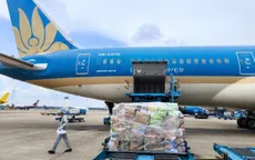 Hàng không, đường sắt chung tay vận chuyển miễn phí hàng hoá cứu trợ vùng lũ