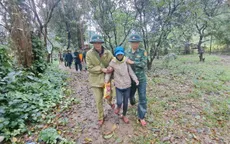 Quảng Trị: Kịp thời cứu giúp một phụ nữ bị lạc trong rừng do mưa lũ