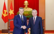 Tổng Bí thư Tô Lâm tiếp Bộ trưởng Bộ Chiến tranh Hoa Kỳ