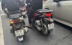 Hà Nội: Xác minh, xử lý trường hợp 2 xe mô tô gắn cùng một biển kiểm soát