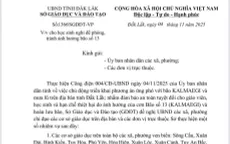 Đắk Lắk: Học sinh nghỉ học từ chiều ngày 5/11 đến 7/11 tránh bão