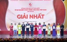 Đài THVN giành giải Nhất giải Báo chí toàn quốc Vì sự nghiệp phát triển Văn hóa Việt Nam 2025