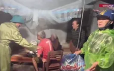 Quảng Ngãi sơ tán gần 90.000 người dân, 2 người mất tích