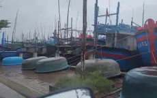 Toàn bộ tàu cá Gia Lai đã neo đậu an toàn, tỉnh kích hoạt kịch bản ứng phó cấp độ 5