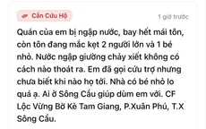 Đắk Lắk: Hàng trăm cuộc gọi kêu cứu giữa tâm bão, nhiều nhà tốc mái và ngập sâu