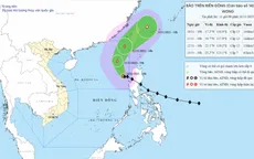 Bão số 14 giật cấp 16, gây nguy hiểm cho tàu thuyền trên Biển Đông