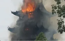Hỏa hoạn bao trùm ngôi chùa nghìn năm tuổi ở Trung Quốc