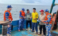 Ba tàu cá có dấu hiệu vi phạm quy định khai thác thủy sản (IUU) trên biển Tây Nam