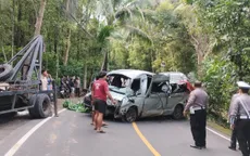 Xe minibus mất lái tại đảo du lịch Bali (Indonesia), 5 du khách Trung Quốc thiệt mạng