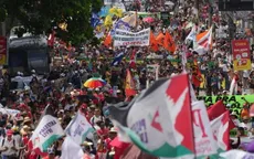 Hàng nghìn người tuần hành tại thành phố Belem (Brazil) kêu gọi hành động vì khí hậu