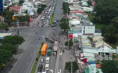 Nhiều tài xế lúng túng ngày đầu điều chỉnh phân làn giao thông Quốc lộ 51