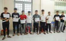 10 thanh thiếu niên dàn cảnh cướp điện thoại do mâu thuẫn tình cảm