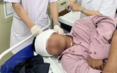 Vết thương nặng do quạt trần khi làm việc cảnh báo nguy hiểm lao động