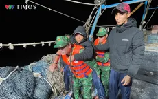 Đồn Biên phòng Cát Bà cấp cứu thuyền viên bị tai nạn lao động nghiêm trọng trong đêm