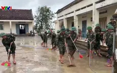 Chính quyền, lực lượng vũ trang tại Gia Lai chung tay cùng người dân tổng vệ sinh sau mưa lũ