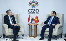 Thủ tướng Phạm Minh Chính gặp Thủ tướng Hà Lan và Thủ tướng Singapore