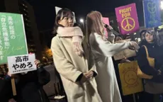 Hàng nghìn người tập trung trước dinh Thủ tướng Nhật Bản, kêu gọi hạ nhiệt căng thẳng với Trung Quốc