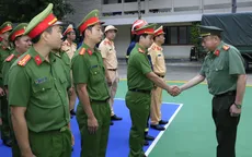 Công an Đồng Nai điều hàng trăm cán bộ, chiến sĩ chi viện Đắk Lắk ứng phó mưa lũ