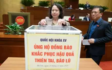 Quốc hội quyên góp ủng hộ đồng bào khắc phục hậu quả bão lũ