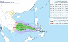 Áp thấp nhiệt đới gần Biển Đông đã mạnh lên thành bão