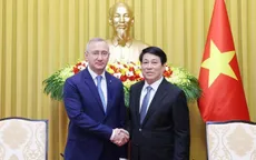Chủ tịch nước Lương Cường tiếp Thống đốc tỉnh Kaluga của Nga