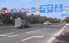 Nhiều lái xe bỡ ngỡ trong ngày đầu phân làn đường Võ Nguyên Giáp