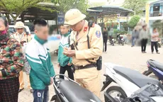 Xử lý 2.100 trường hợp vi phạm TTATGT trong một ngày, hầu hết là học sinh