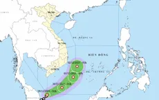 Áp thấp nhiệt đới ít khả năng ảnh hưởng trực tiếp đến đất liền Nam Bộ