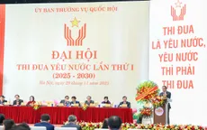 Chủ tịch Quốc hội Trần Thanh Mẫn dự Đại hội thi đua yêu nước lần thứ nhất của Ủy ban Thường vụ Quốc hội