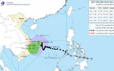 Bão số 15 hướng về bờ biển phía Đông tỉnh Gia Lai - Đắk Lắk