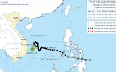 Áp thấp nhiệt đới tiến gần vùng biển Đắk Lắk - Khánh Hòa